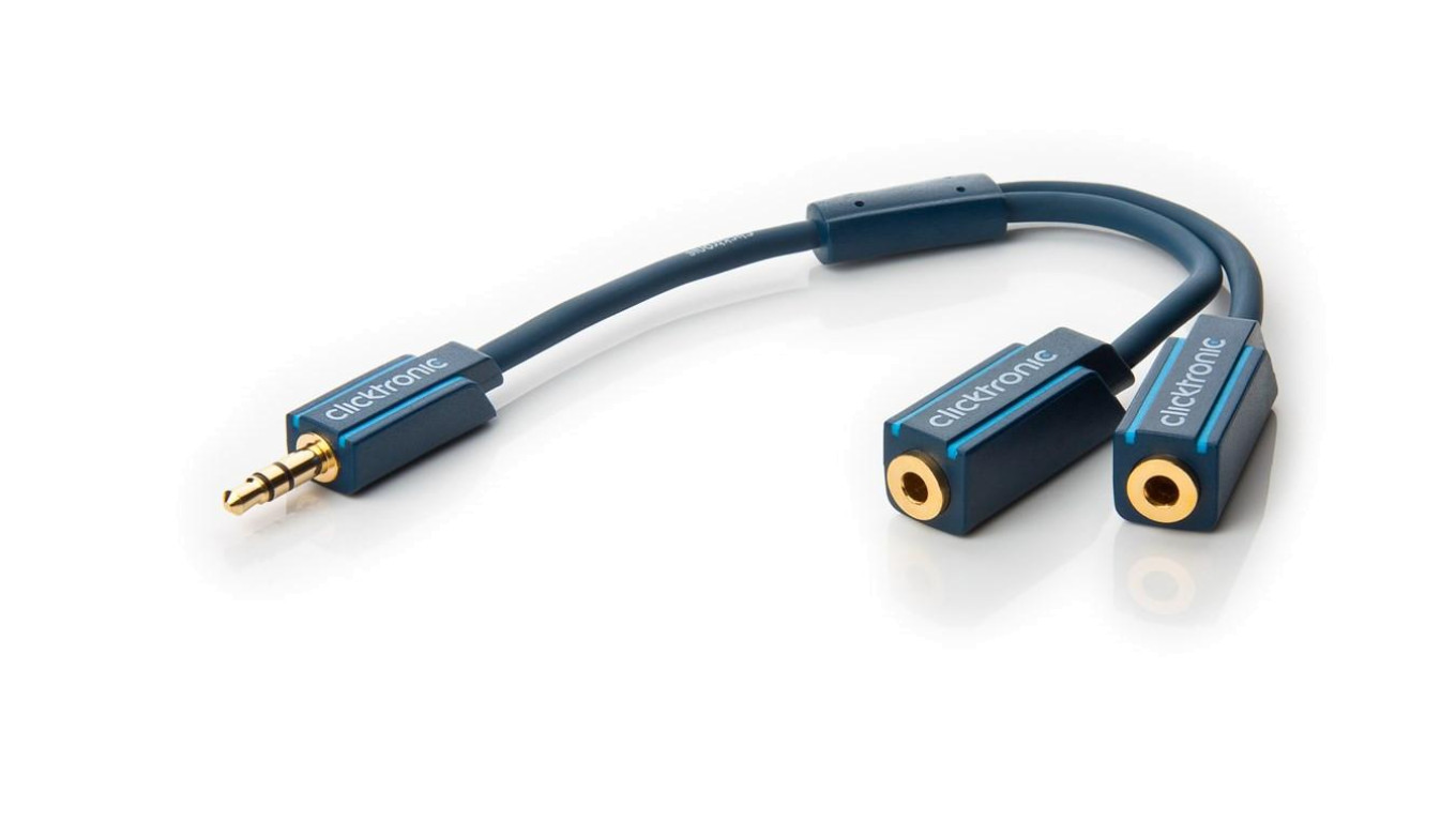 Adapter Y MP3 - Długość kabla 0.1 m