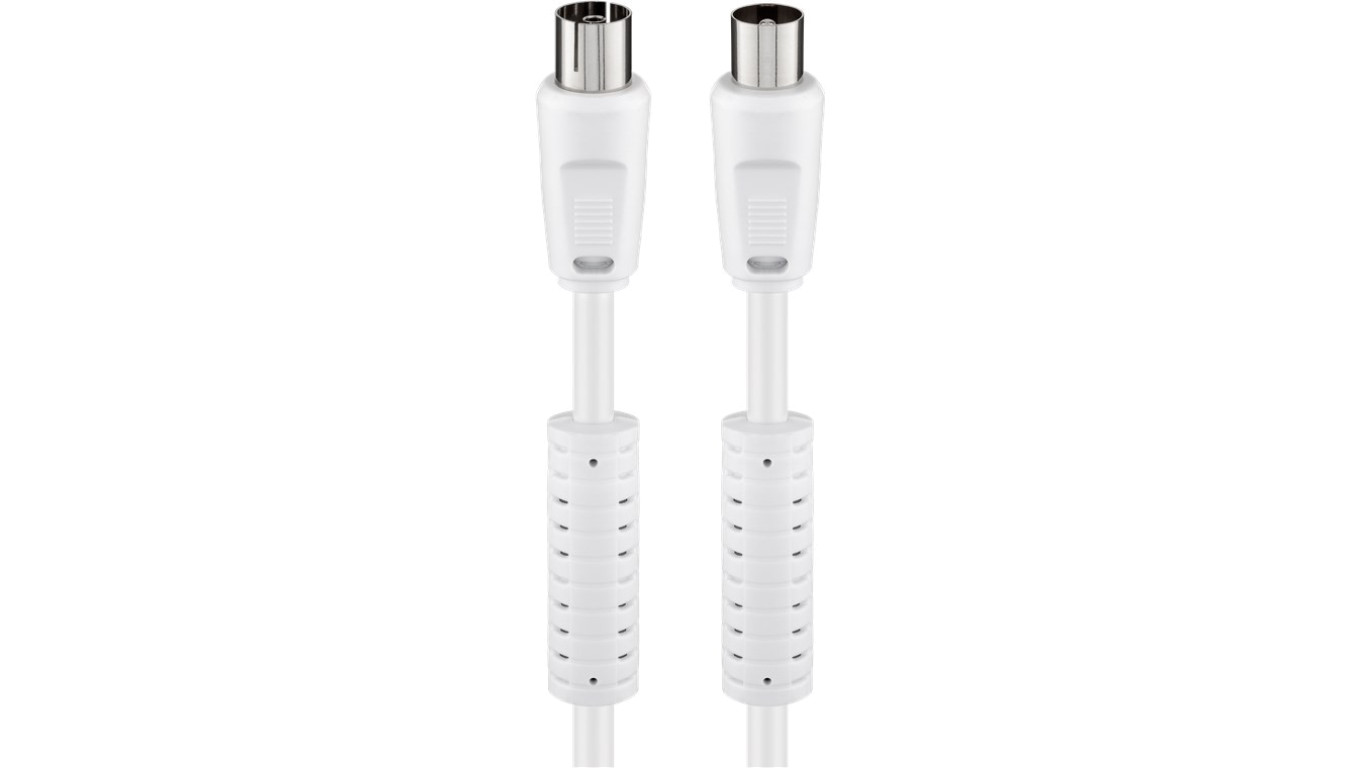 Kabel antenowy (80 dB), filtr ferrytowy, podwójne ekranowanie - Długość kabla 3.5 m