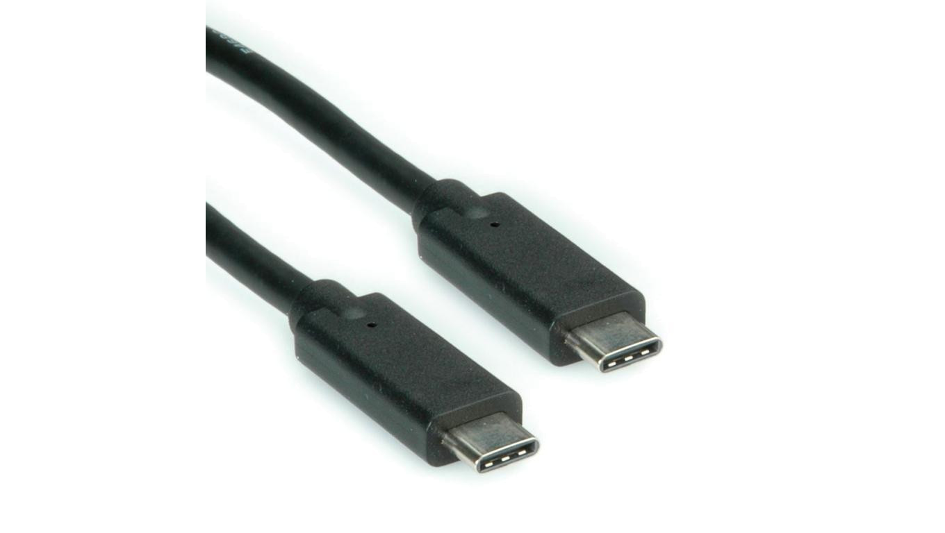 ROLINE USB 3.1 Kabel, C-C, ST/ST, czarny, 0,5 m