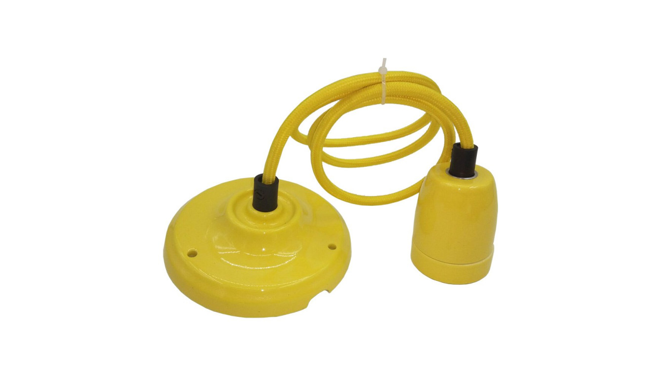 Oprawa PorcelanowaVT-7998 Żółta 3809