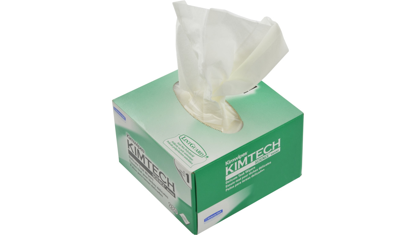 Chusteczki bezpyłowe do światłowodów Kimwipes Box 280 sztuk