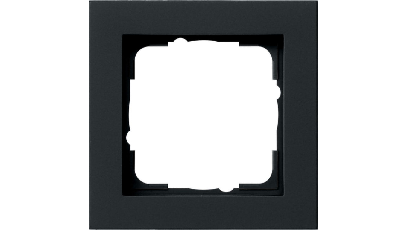 Gira Ramka pojedyncza Gira E2 czarny mat