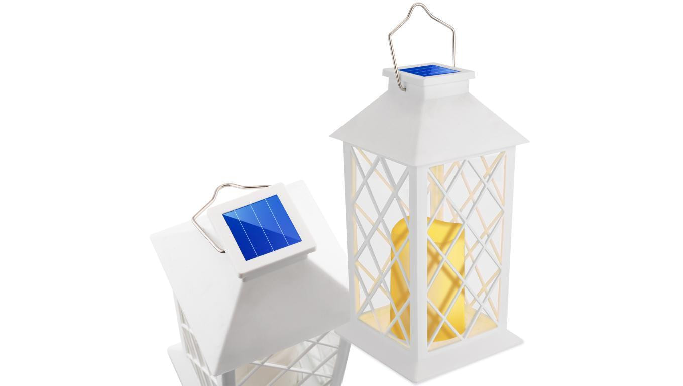 Latarenka Ogrodowa Solarna LED LIRIO Wisząca 28cm LUMILED