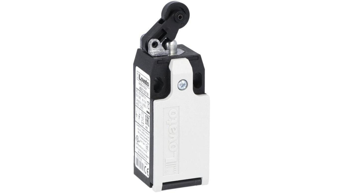 Krańcówka Wyłącznik krańcowy z rolką plastikową wciskaną centralnie 10A (styki migowe 1NO+1NC) IP65 seria K LOVATO