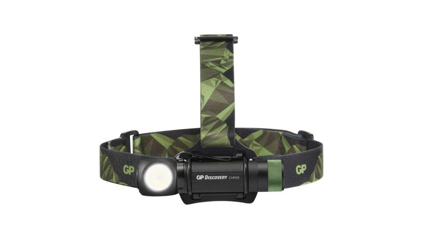 Czołówka ładowalna LED GP Discovery CHR35, 600lm / 1451703500