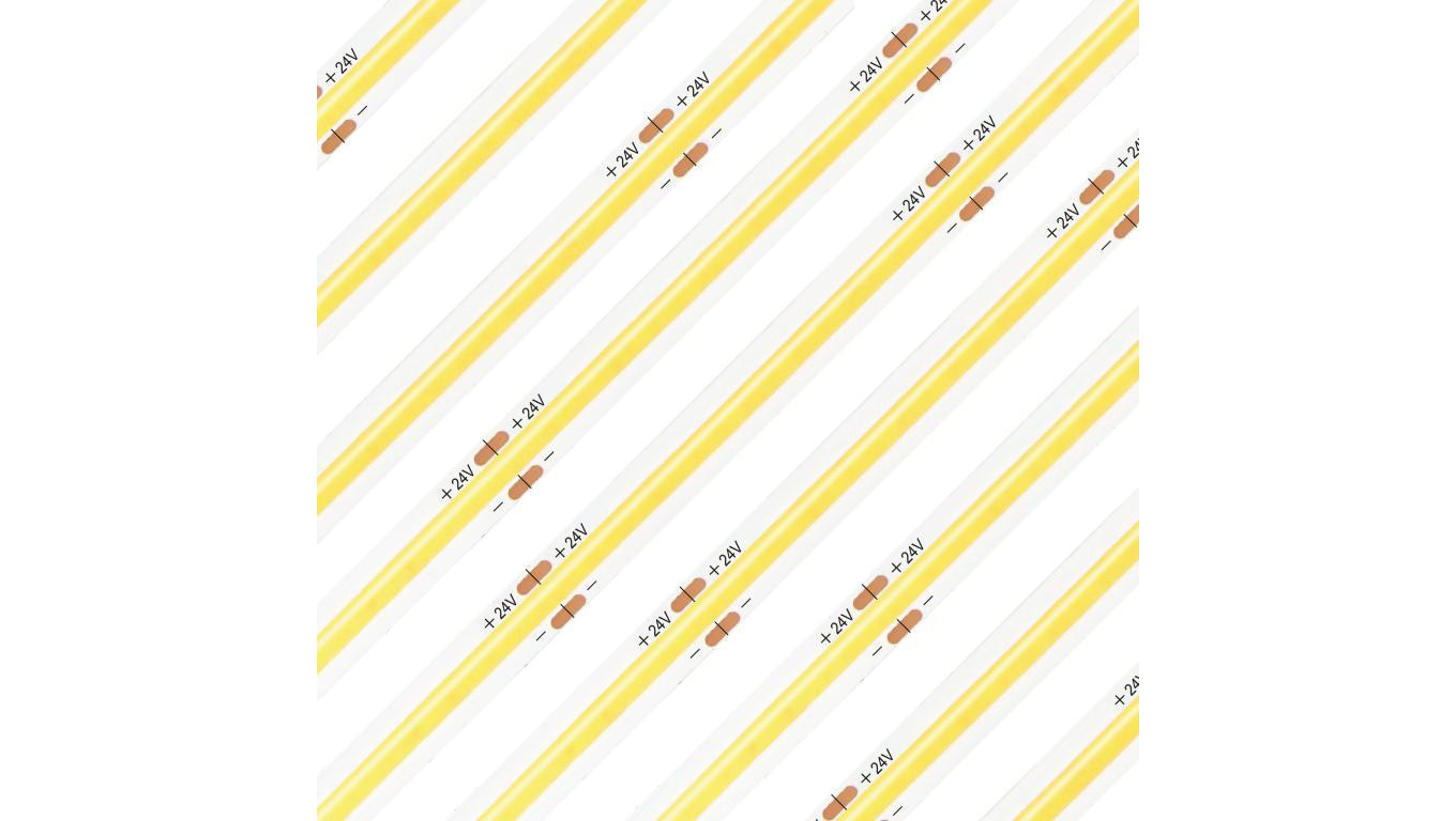 Taśma LED BY-038 LED COB 24V 5m IP20 WW