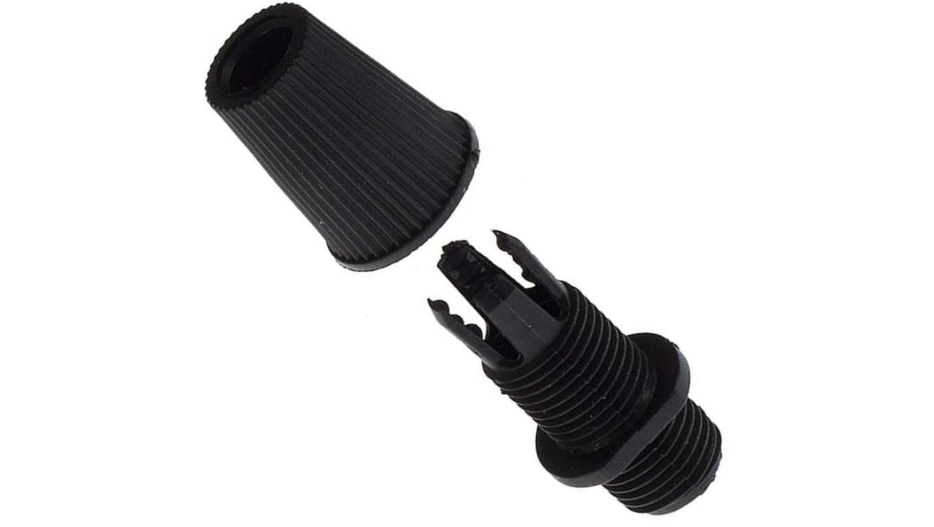 Blokada przewodu do oprawki czarna 75.3061