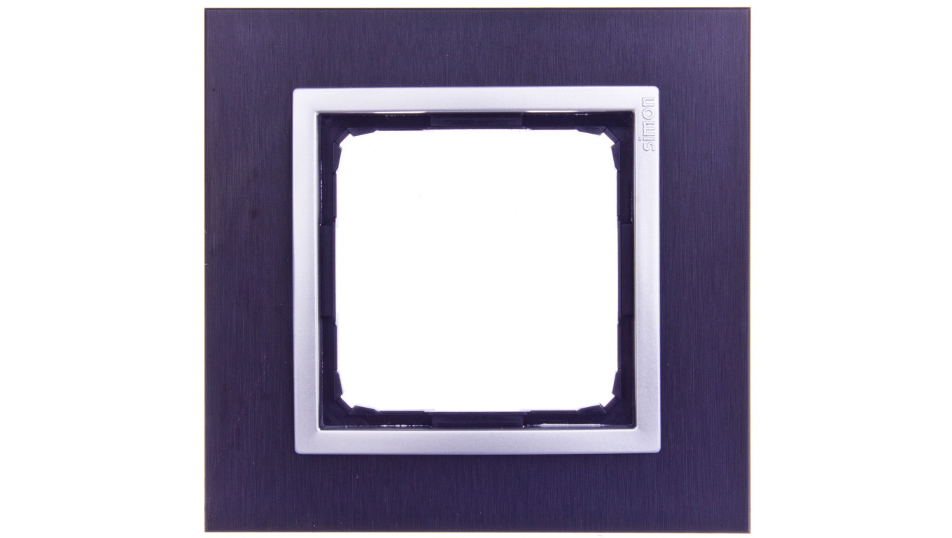 Simon 54 Nature Ramka pojedyncza metal INOX YIN DRN1/78