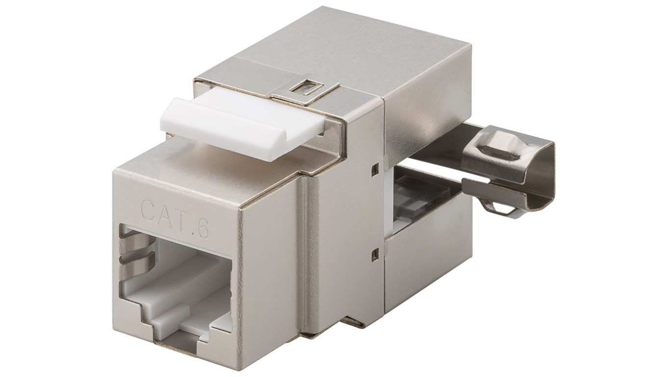 CAT 6 gniazdo Keystone RJ45, STP, 250 MHz