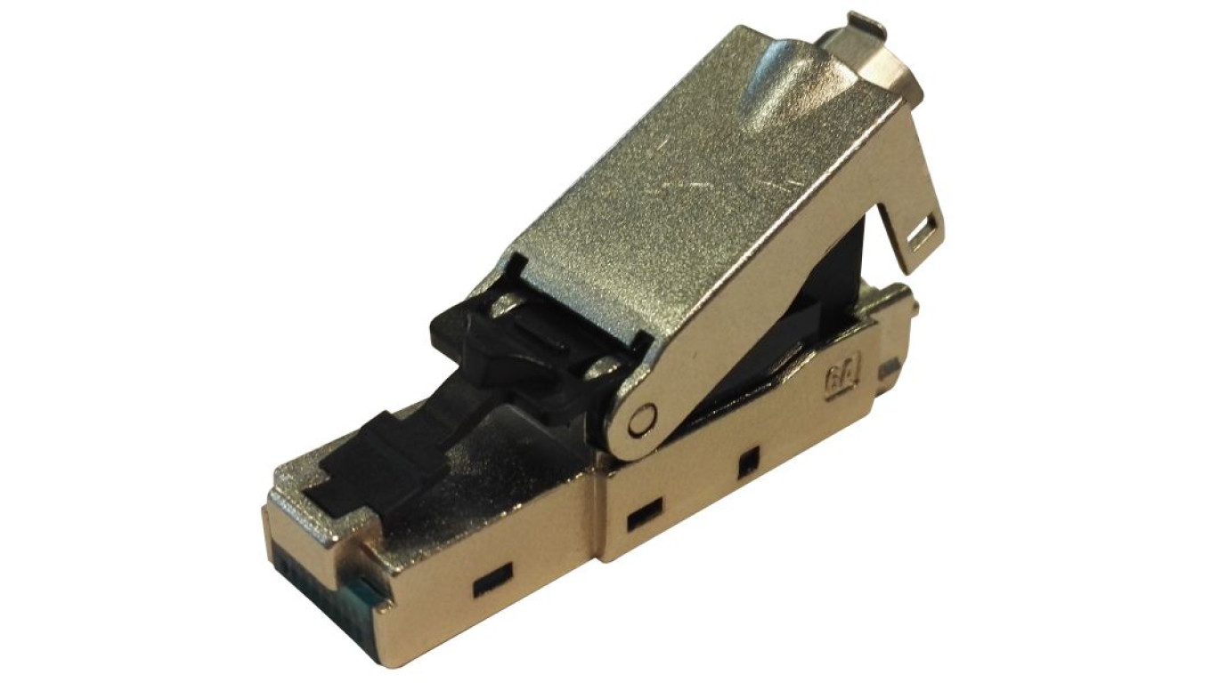 Wtyk RJ45 STP kat.6A 10G PoE+, beznarzędziowy na gruby drut 22-24 AWG ALANTEC WT110