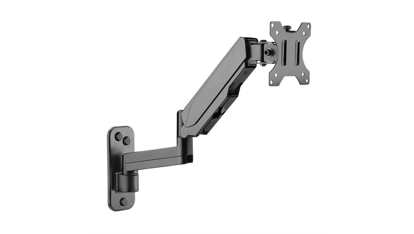 VALUE Ramię monitora LCD, uchwyt ścienny, 5 punktów obrotu, czarny