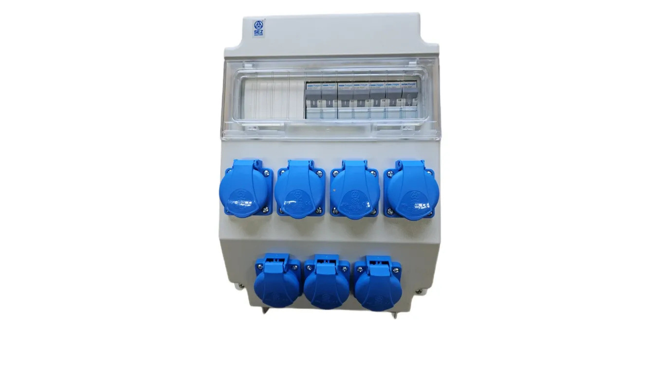 Rozdzielnica elektryczna 7x 230V z bezpiecznikami HAGER / 3 fazy 95H-3