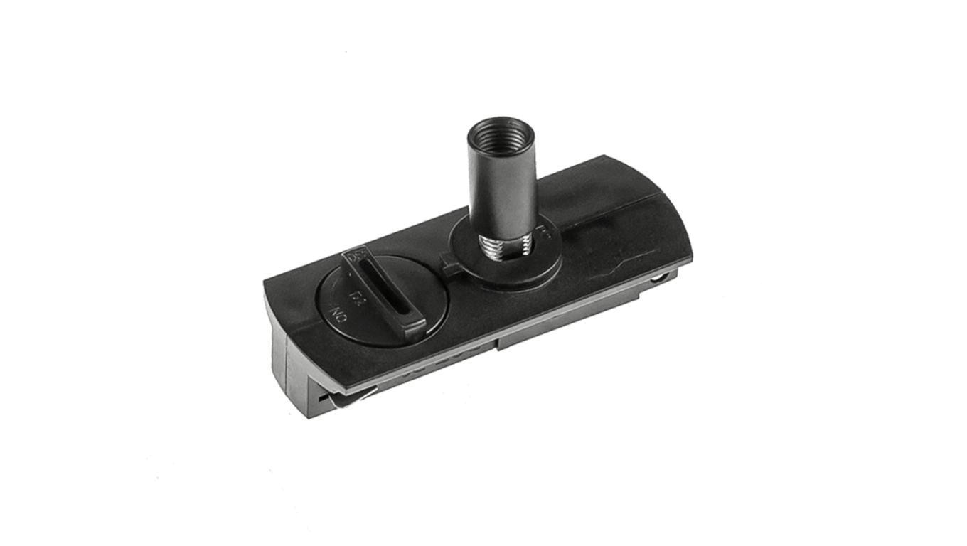 Adapter do Lamp Wiszących Czarny Jednofazowy do Szyny