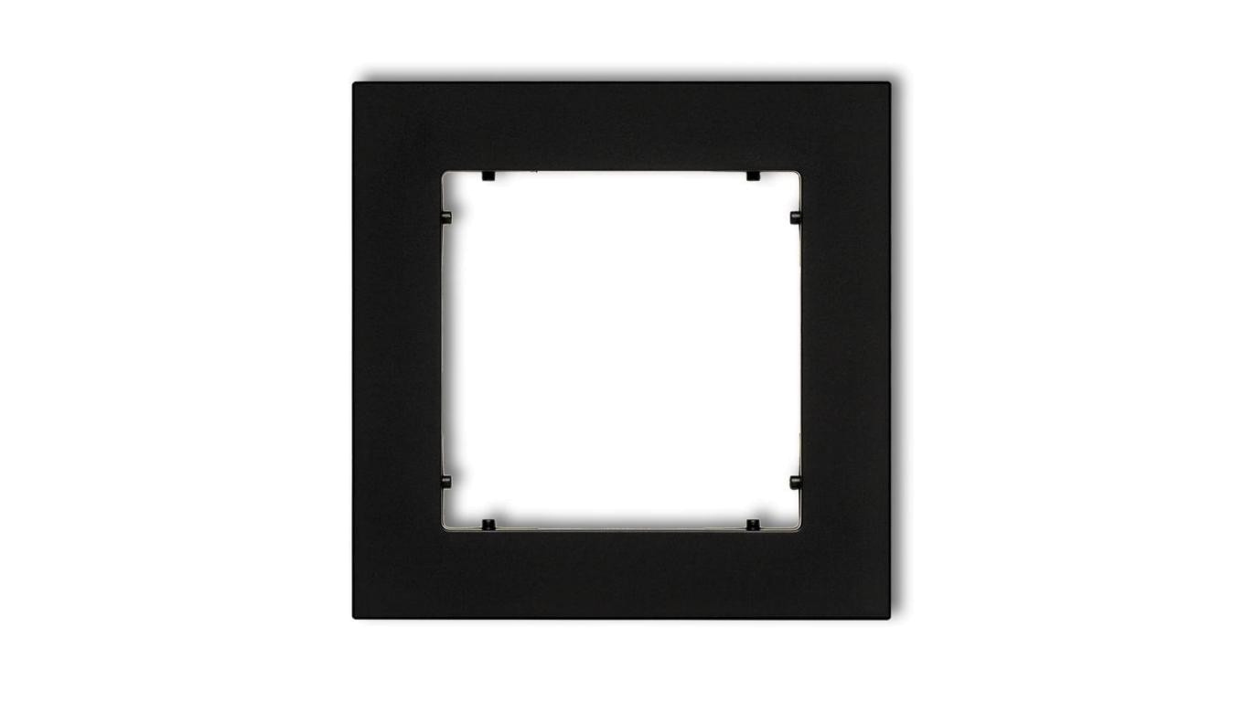 MINI Ramka pojedyncza czarny mat 12MR-1