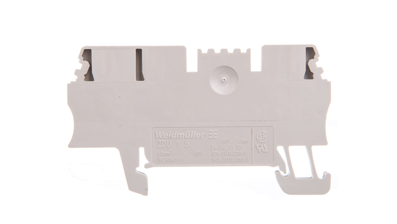 Złączka szynowa 3-przewodowa 1,5mm2 beżowa Ex ZDU 1.5/3AN 1775530000