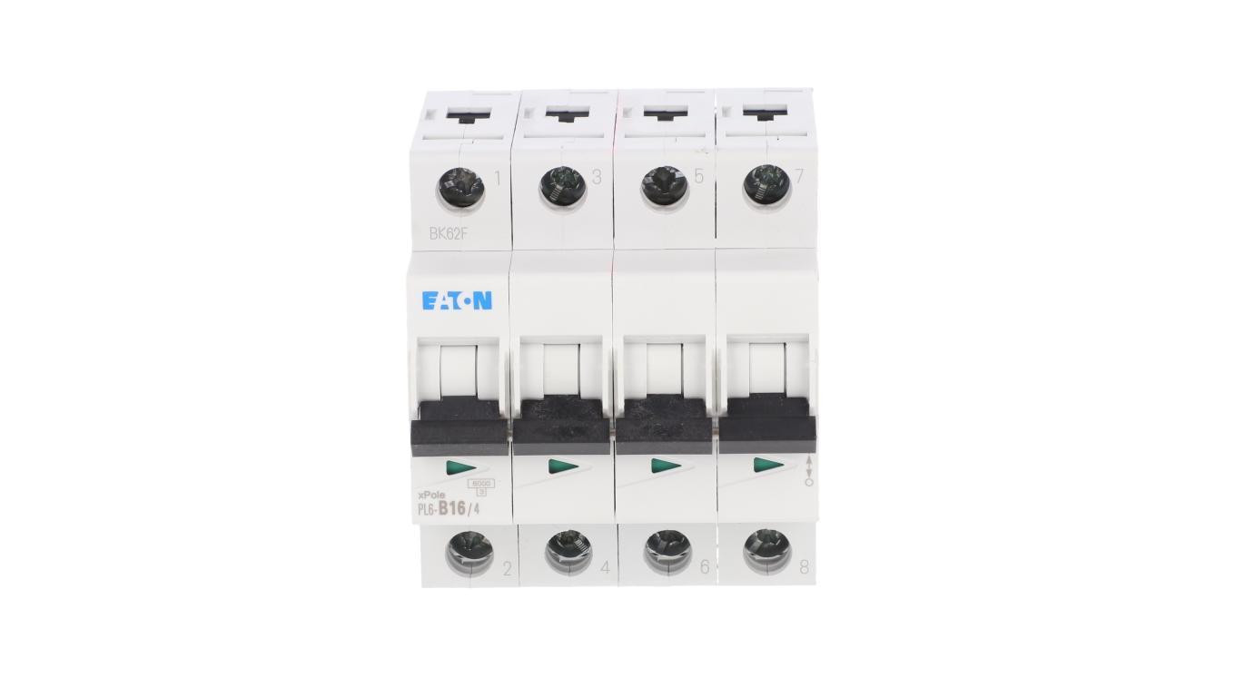 Wyłącznik nadprądowy 4P B 16A 6kA AC PL6-B16/4 166494