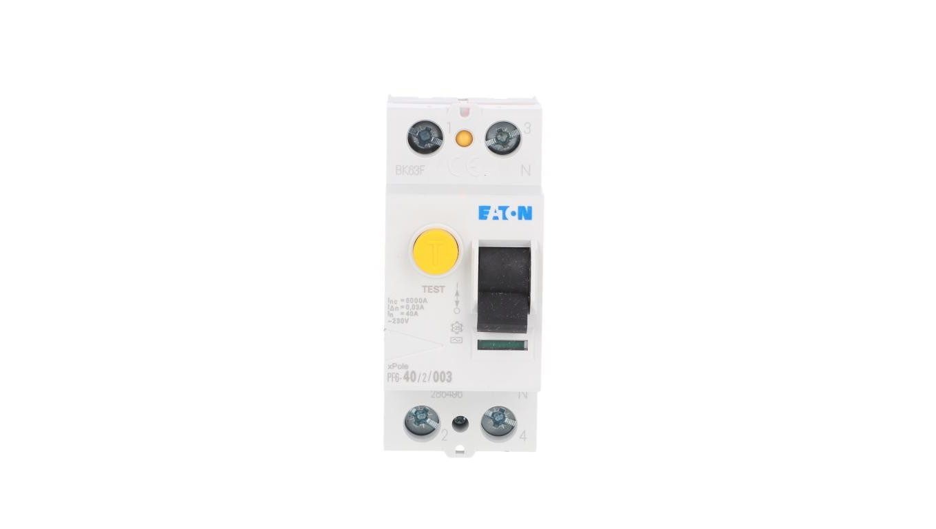 Wyłącznik różnicowoprądowy 2P 40A 0,03A typ AC PF6-40/2/003 286496
