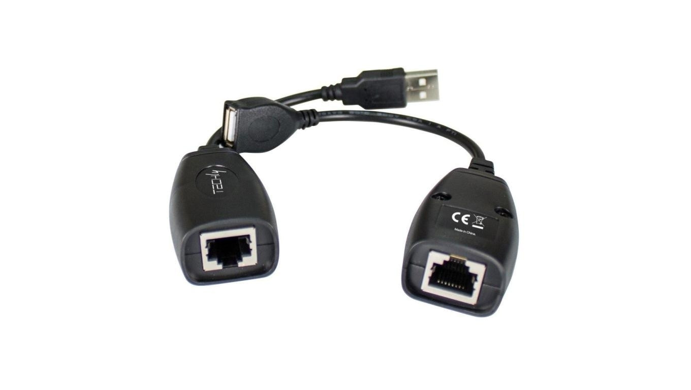 Przedłużacz Extender USB do 50m po Kablu Sieciowym RJ45