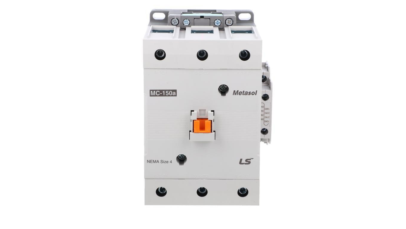 Stycznik LS Electric, 150A w AC-3, moc 75kW, napięcie cewki 230VAC, styki pomocnicze 1a1b 1386000300 MC-150A 230AC 1A1B