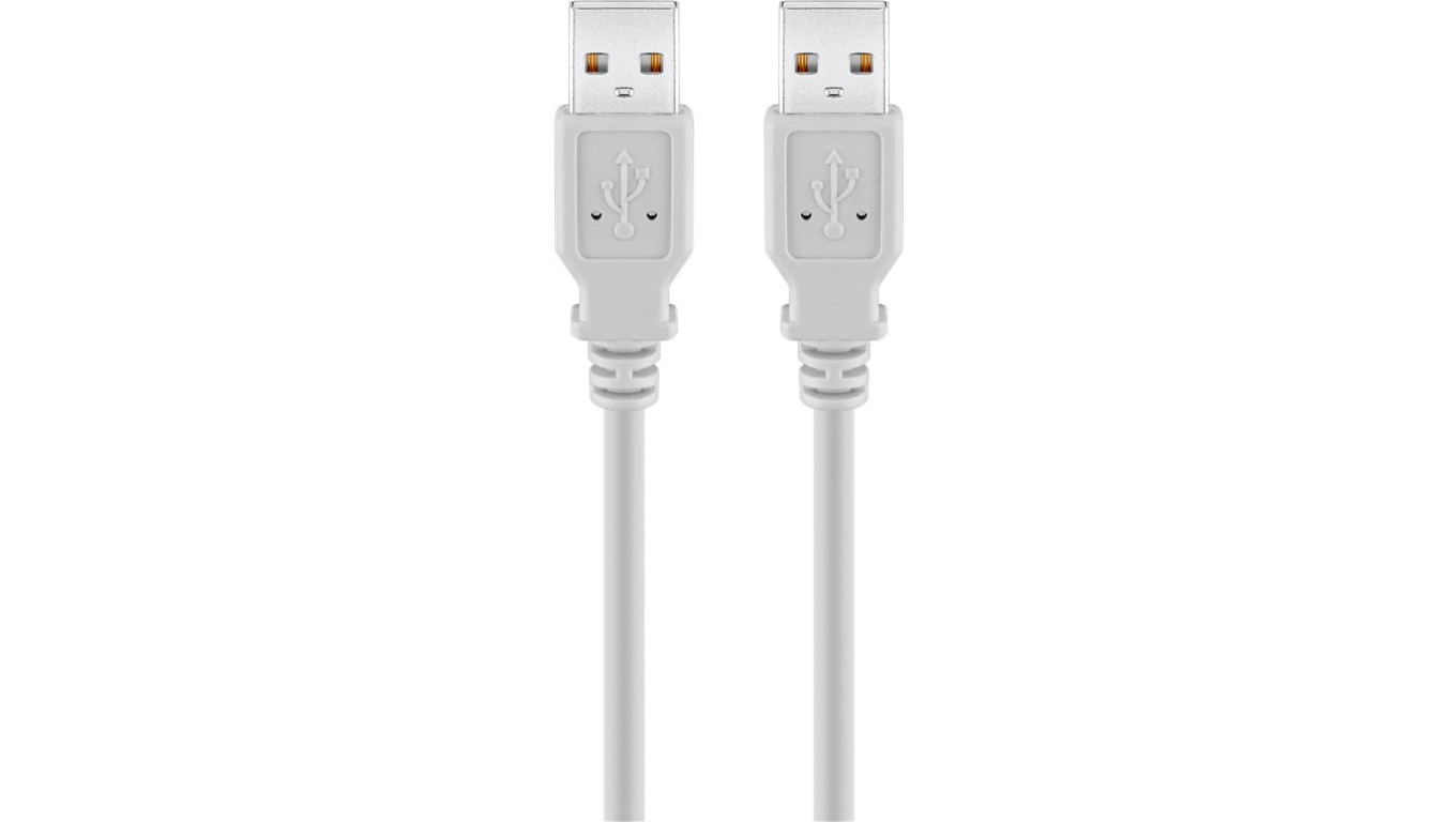 Kabel USB 2.0 Hi-Speed 3 m, Szary - Długość kabla 3 m