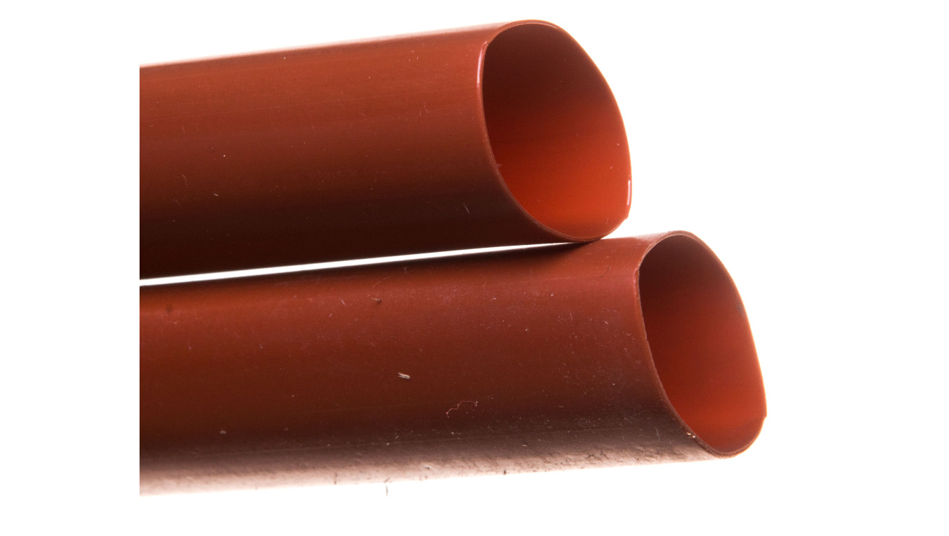 Rura termokurczliwa cienkościenna, odcinki 1m (50 szt.), CR 19,1/9,5 brązowa, 427576