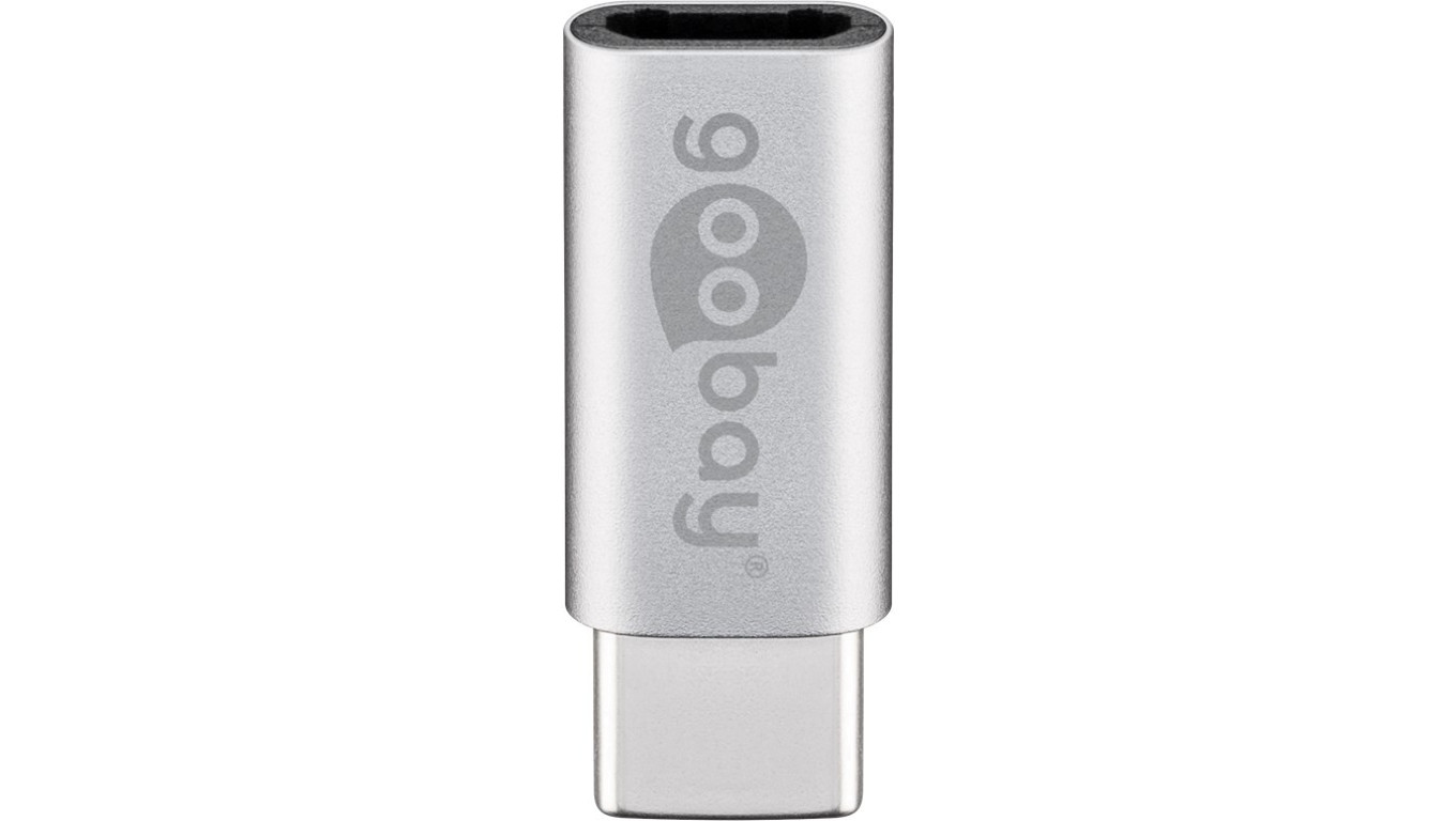Adapter USB-C™ na USB 2.0 Micro-B, srebrny