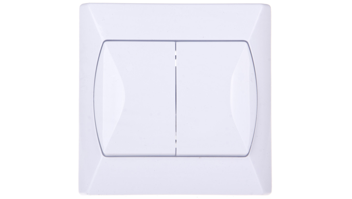 AKCENT Łącznik świecznikowy biały ŁP-2A/00