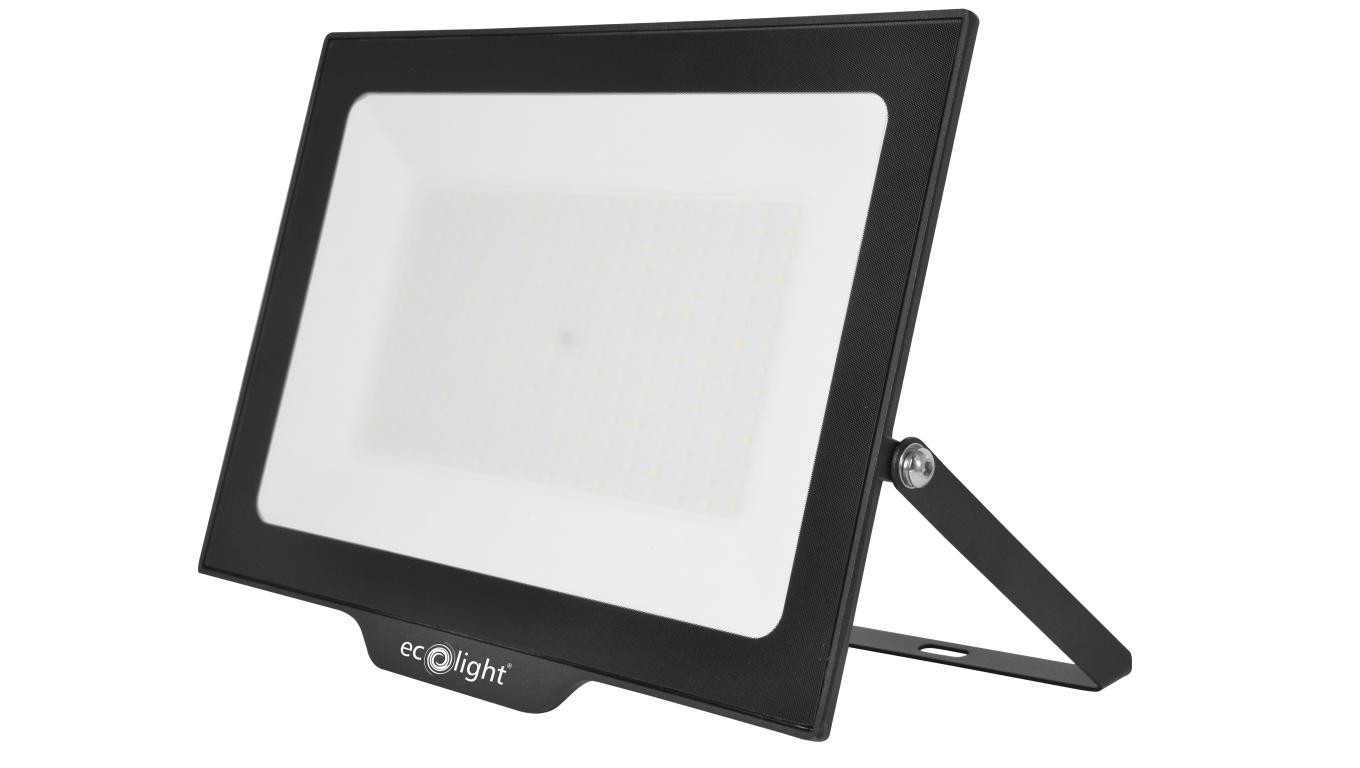 Projektor z możliwością podłączenia czujnika ruchu 150W 13500lm 3000K IP65 czarny NL-1 naświetlacz EC20191