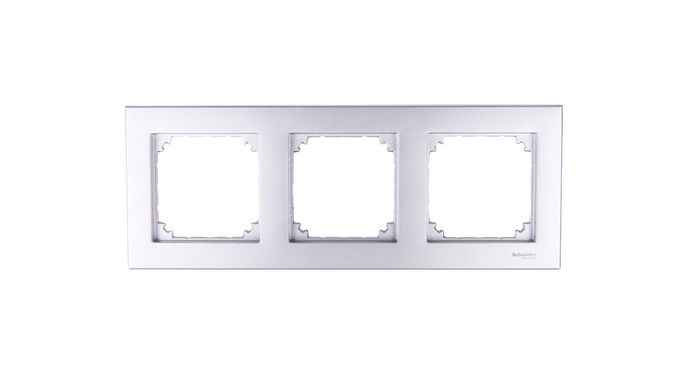 Merten M-Plan Ramka potrójna aluminium MTN486360