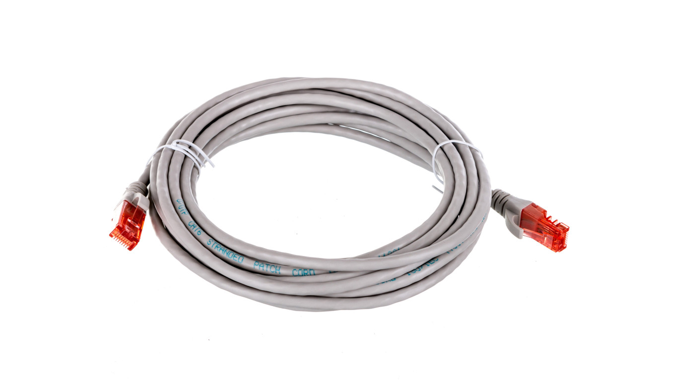 Kabel krosowy (Patch Cord) U/UTP kat.6 szary 5m DK-1612-050