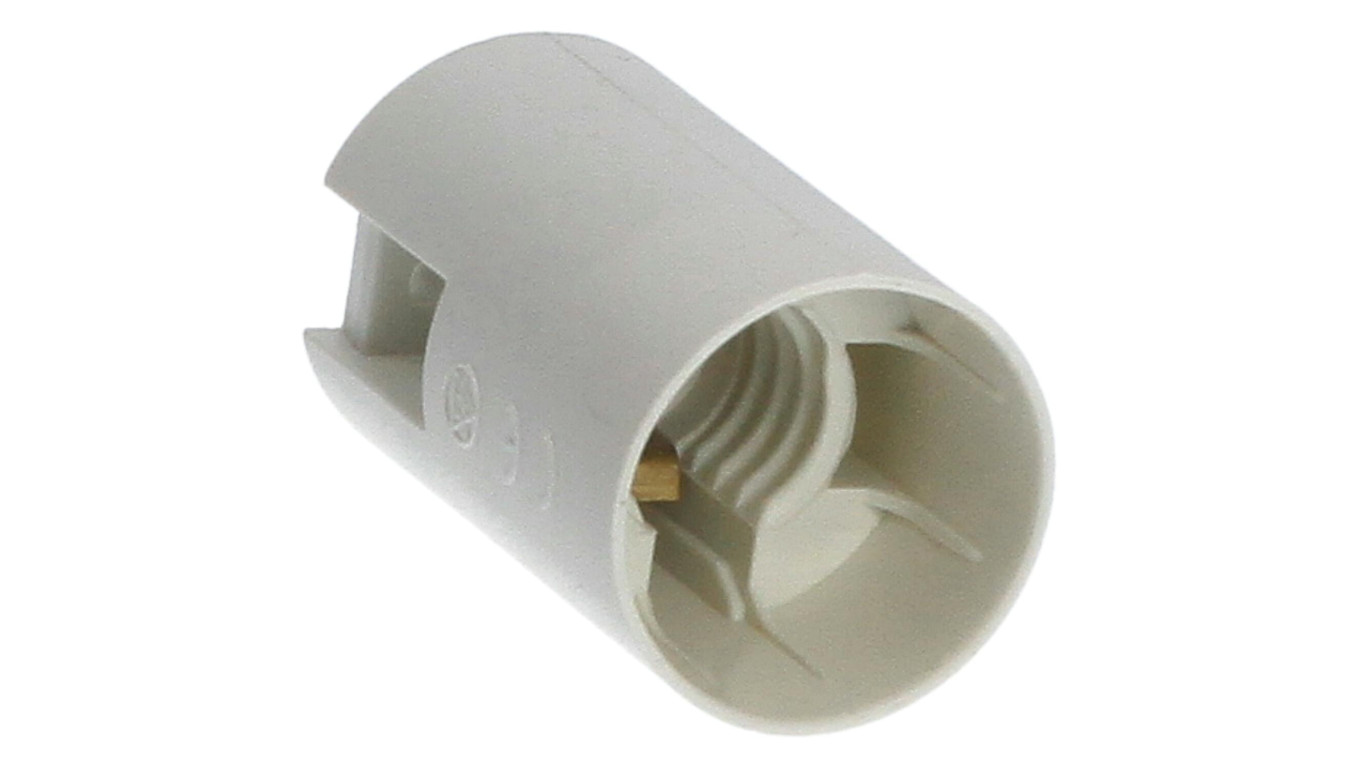 Oprawka do żarówki E14 38/T210/BB biała VLM