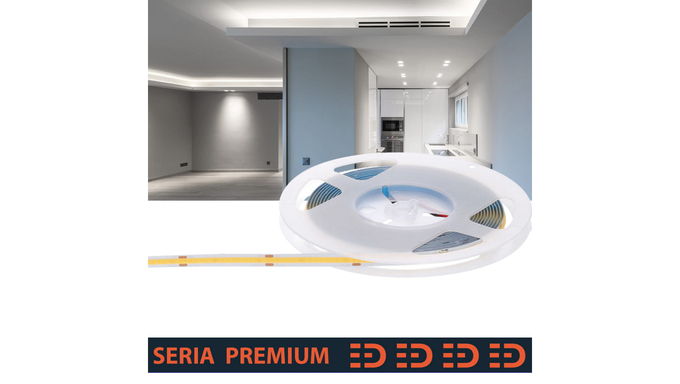Taśma Premium 12V COB 320led 6500K 700lm (50)