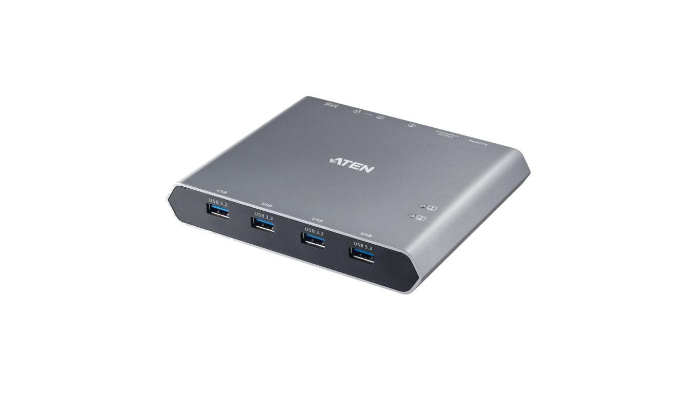 ATEN US3311 2-portowa stacja dokująca KVM USB-C 4K DisplayPort