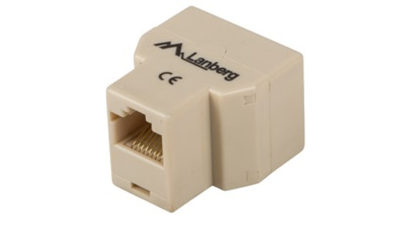Adapter złączka sieciowa RJ45-2X RJ45 LANBERG AD-RJ45-2RJ45-OU