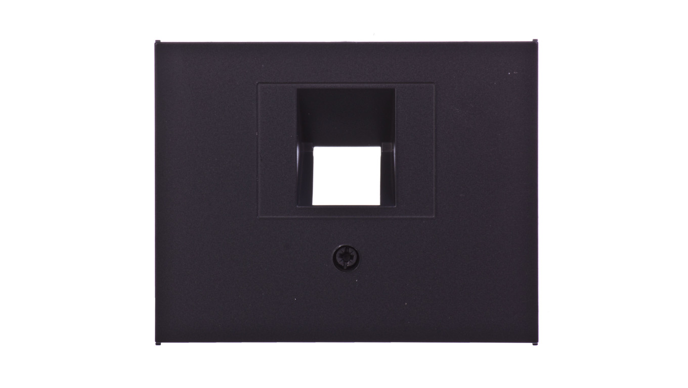 K.1 Element centralny do gniazda UAE RJ11 RJ12 RJ45 kat.3, 5e, 6 45st antracyt mat lakierowany 14077006