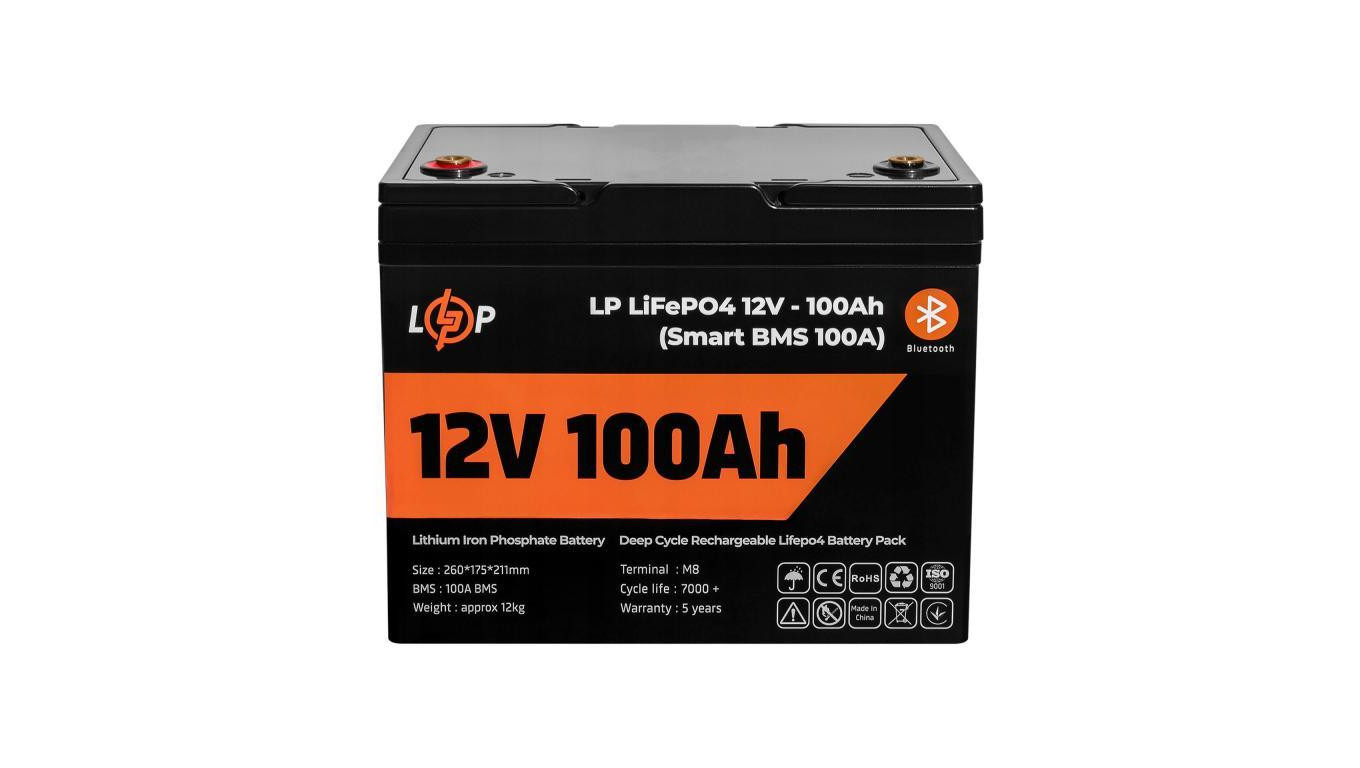 AKUMULATOR LIFEPO4 12V (12.8V) 100Ah (110Ah) 1280Wh FOTOWOLTAIKA KAMPER UPS