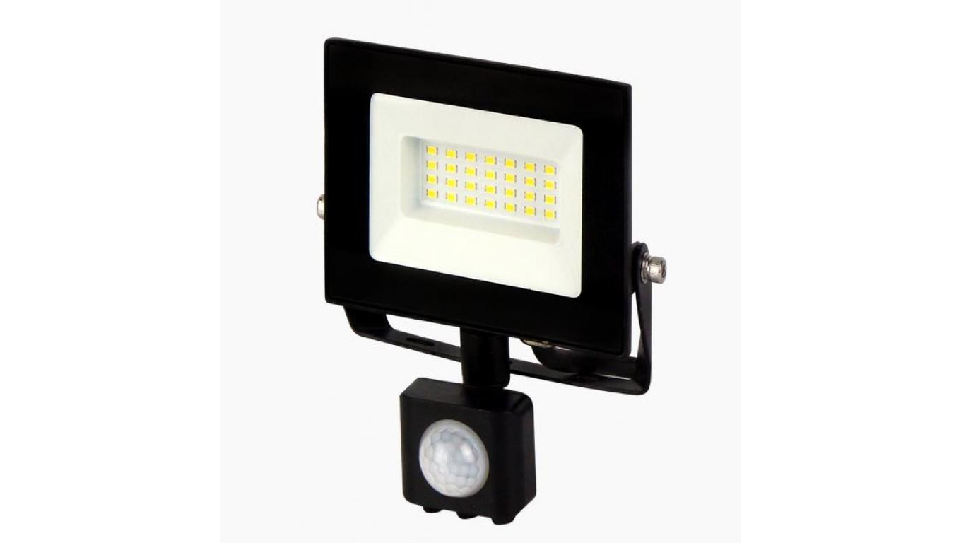 Naświetlacz Projektor Halogen LED line LUMINO 20W 4000K 2000lm z czujnikiem IP65 3 lata gwar.