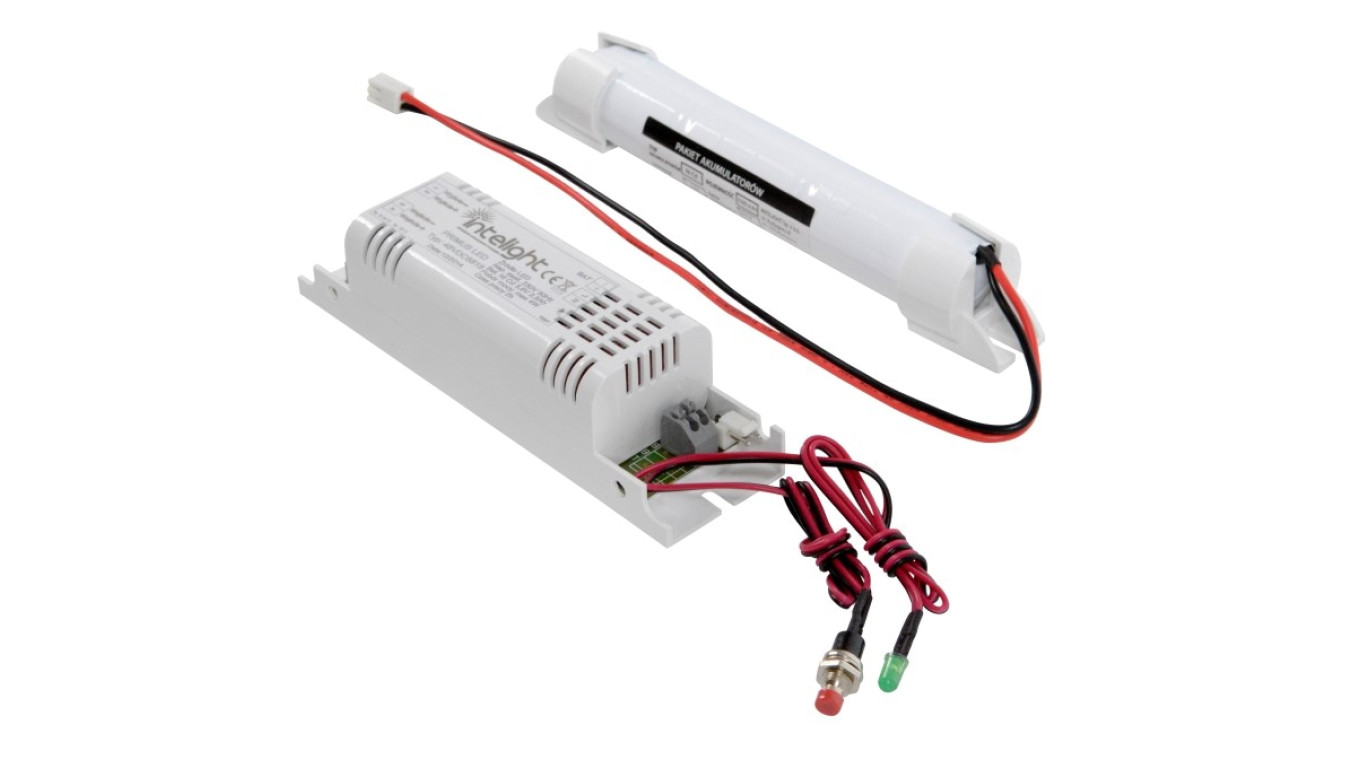Zestaw PRIMUS LED D9/A 2h + NiCd 3xC 3,6V 2500mAh / Tuby Led jednostronnie zasilane 230V / 99946
