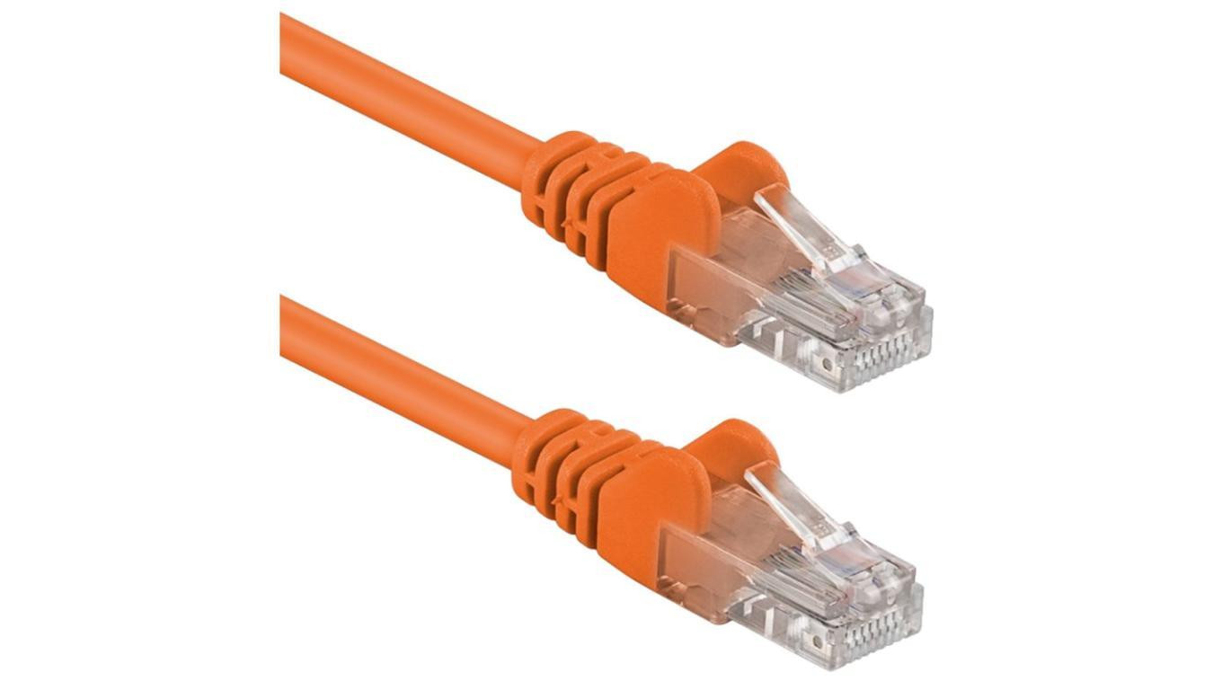 patchcord Cat5e UTP CCA pomarańczowy /3 m/