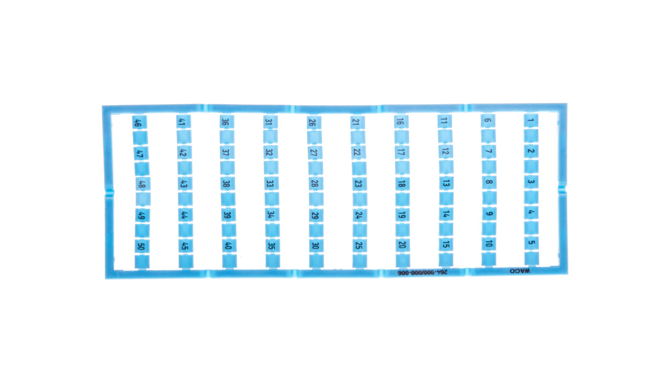 Oznaczniki Mini-WSB 1x 1-50 niebieski 264-900/000-006