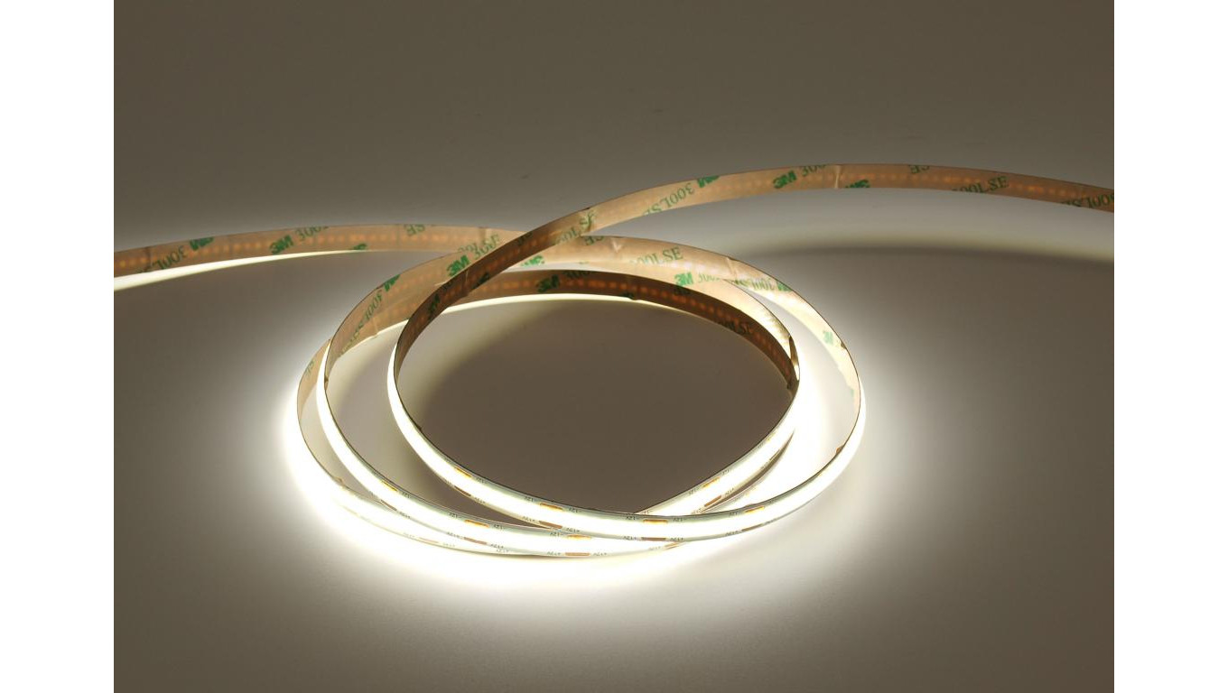 Taśma LED COB 5W 12V 50m biała IP20 UQS-COB-5W-W-12V-50m