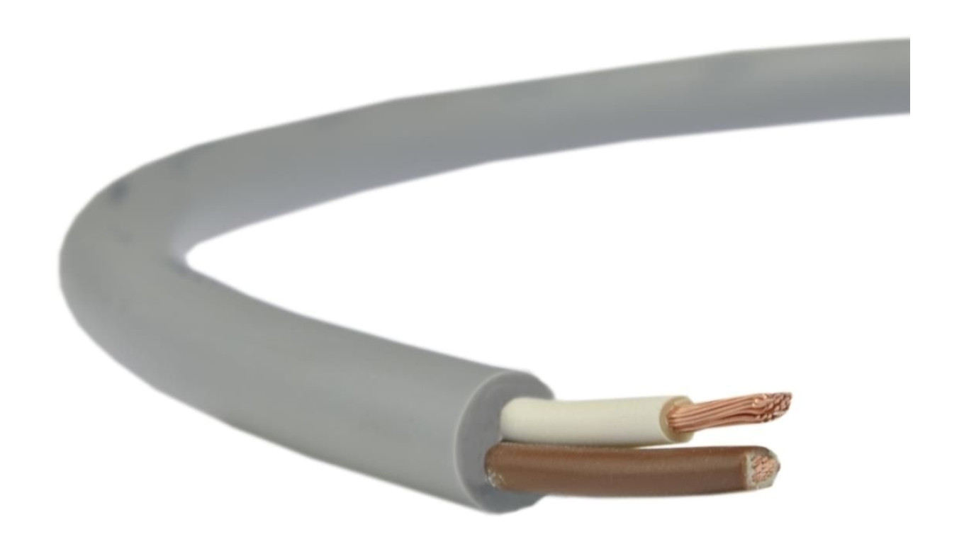 Przewód sterowniczy LIYY 300/300V 2x1 szary linka Bitner /100m/