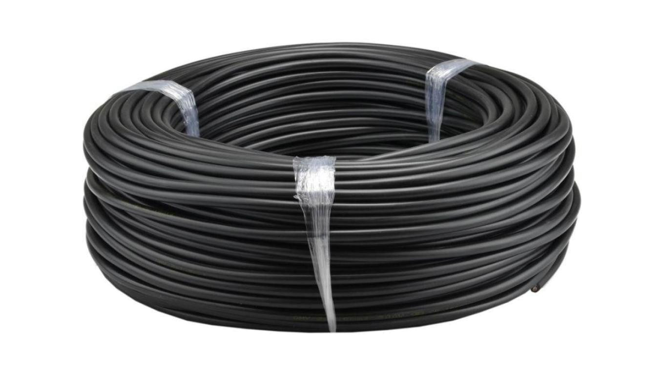 Przewód prądowy H03VV-F / OMY 300V 3x1 czarny linka Technokabel 100m