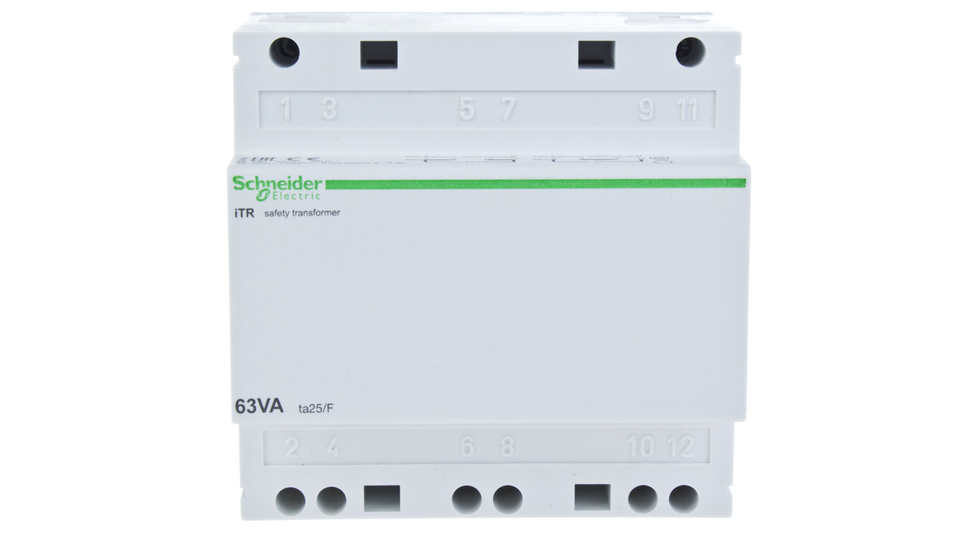 Transformator bezpieczeństwa 230/12/24V 63VA iTR A9A15222