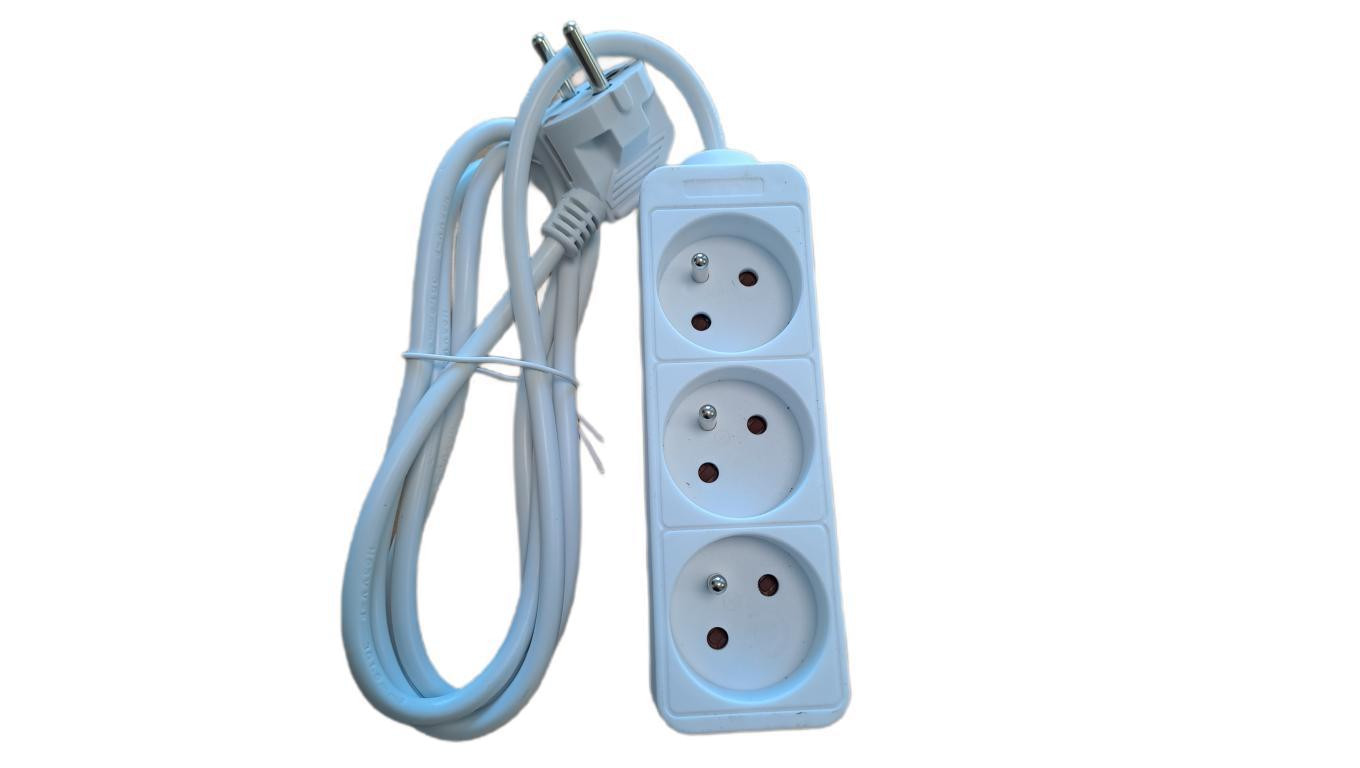 Przedłużacz 3-gniazda z/u 5m