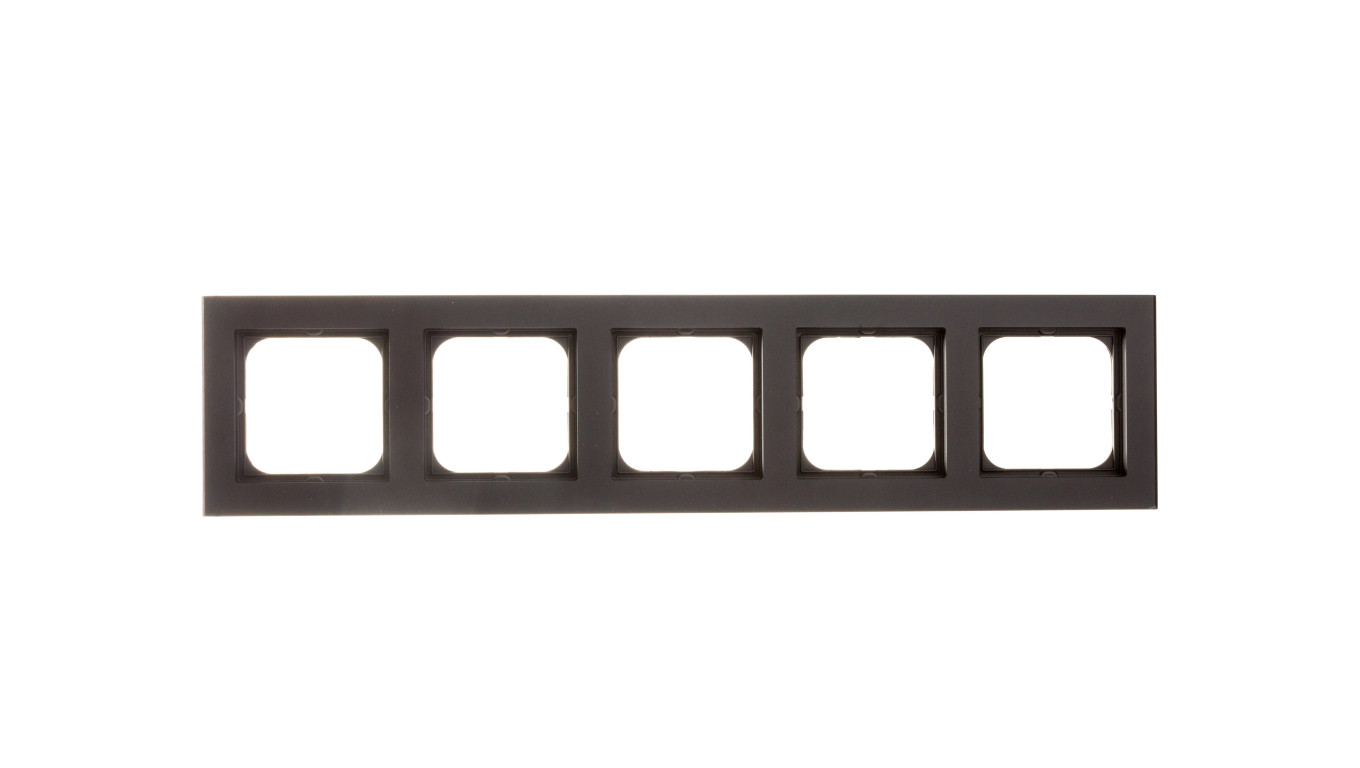 SONATA Ramka pięciokrotna czarny metalik R-5R/33