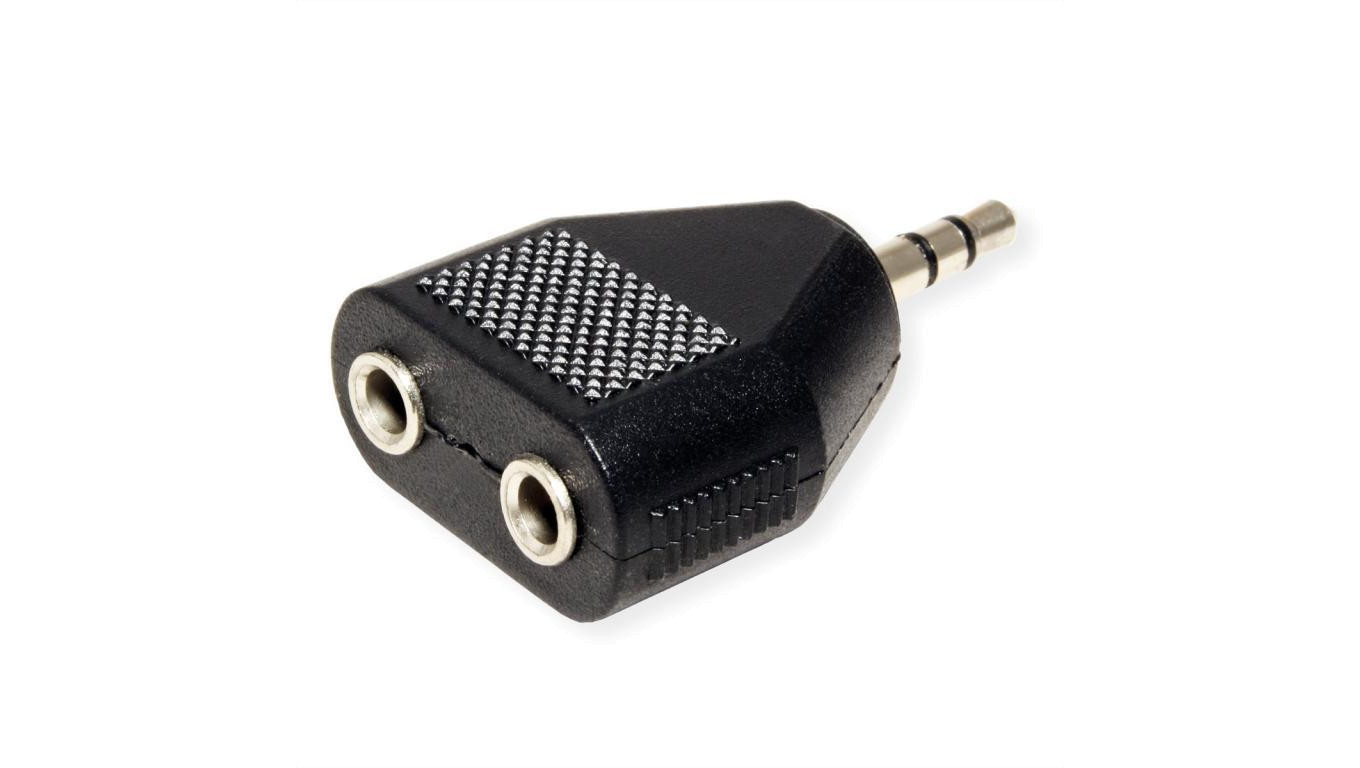 Adapter VALUE 3,5 mm (1x M/ 2x F)
