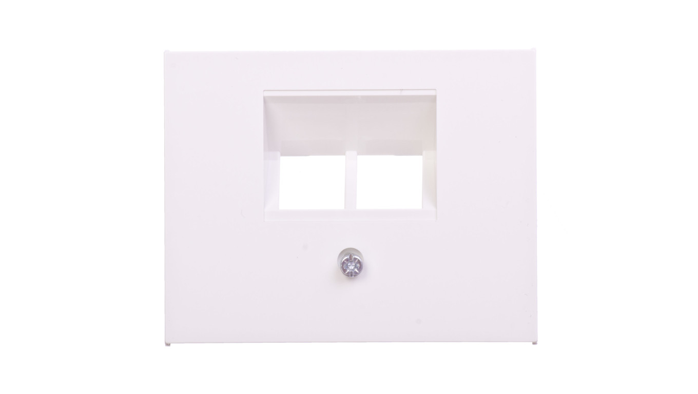 K.1 Element centralny do gniazda UAE RJ11 RJ12 RJ45 kat.3, 5e, 6 45st śnieżnobiały 14097009
