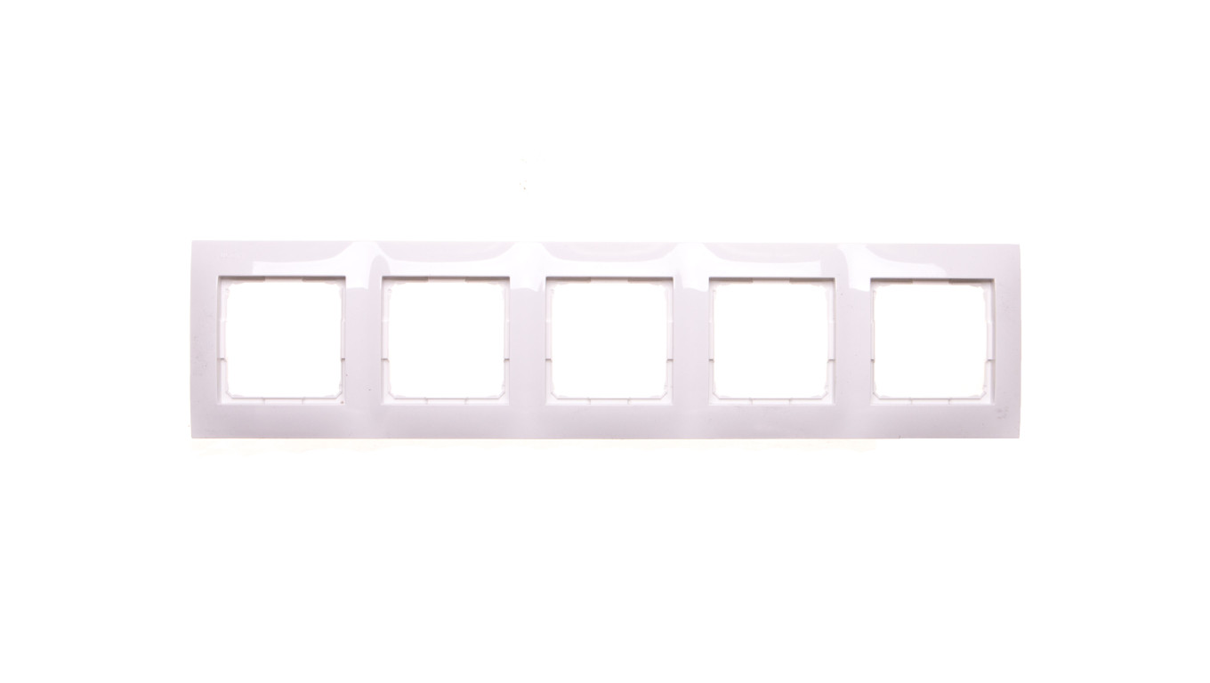 Simon 54 Premium Ramka pięciokrotna biała /do karton-gips/ DRK5/11