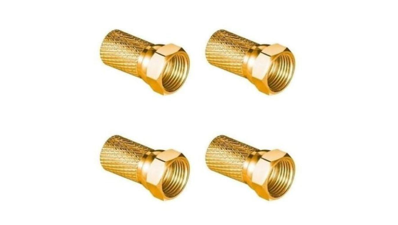 Wtyk sat F 6,8 mm Gold CU LB0104 Vayox (opakowanie 4 szt.) PAK.